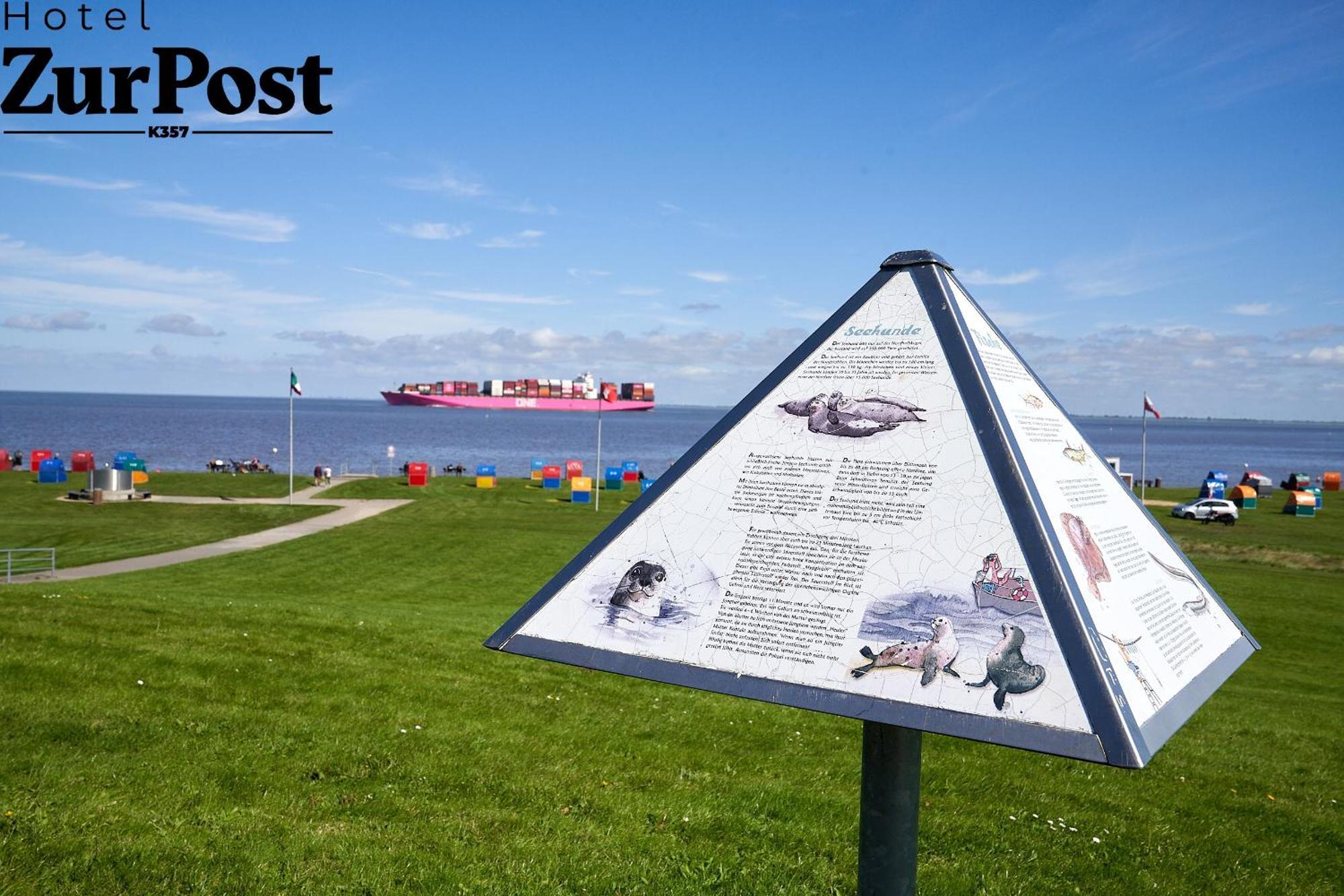 K357 - Hotel & Restaurant "Zur Post" In Otterndorf Bei Cuxhaven Esterno foto