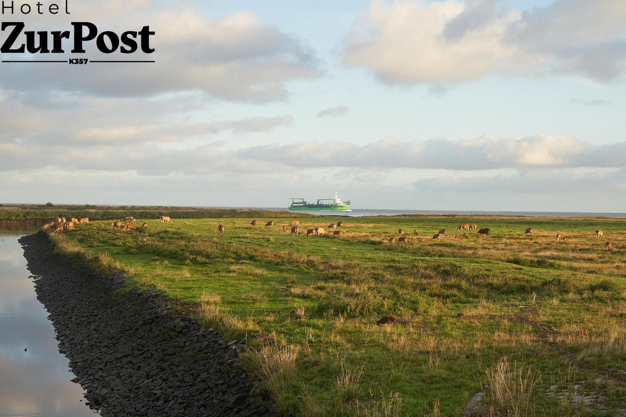 K357 - Hotel & Restaurant "Zur Post" In Otterndorf Bei Cuxhaven Esterno foto